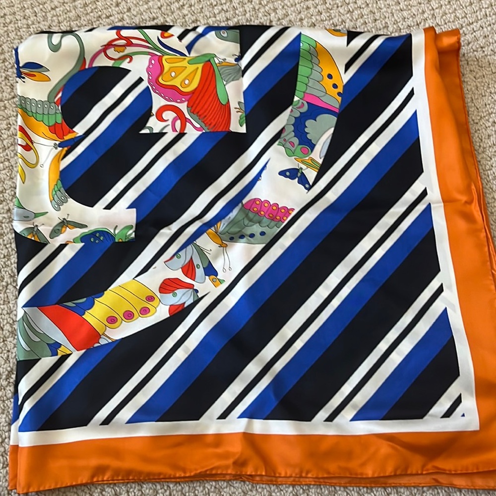 Tory Burch Holiday Scarf and Box